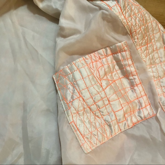 Urban Outfitters Without Walls Katey Embroidered Parachute Jacket - Small - Picture 8 of 14